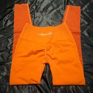 Alphalete Ombré Orange Leggings